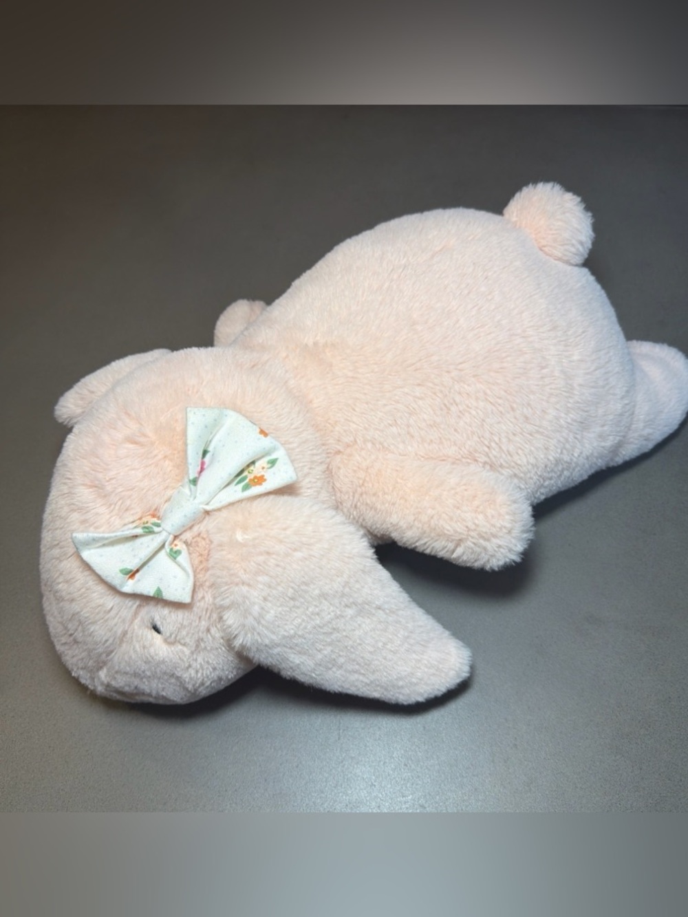 Pillowfort Weighted Plush Pink Bunny Rabbit Stitch Undone Read Emotional Support